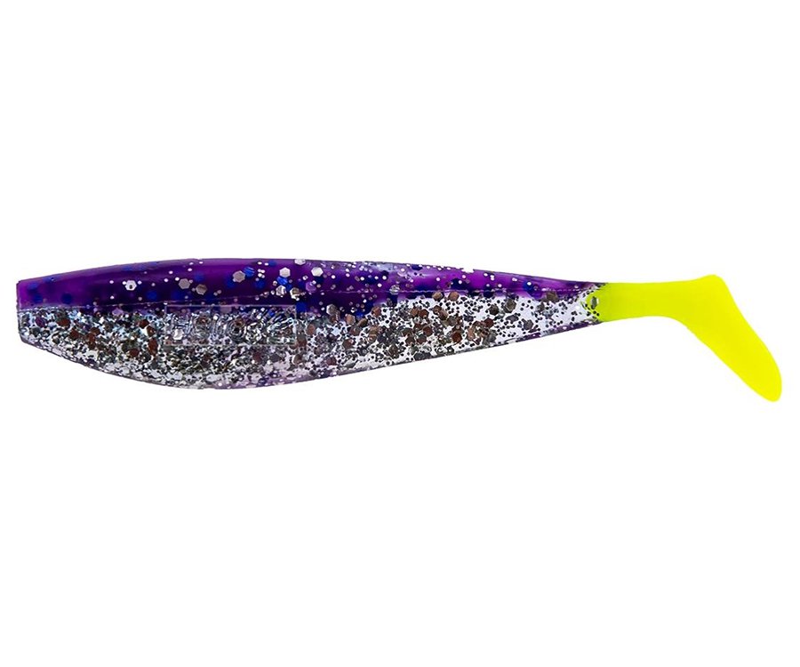 Виброхвост Zander 4", 10.2см,  Silver Sparkles Fio LT