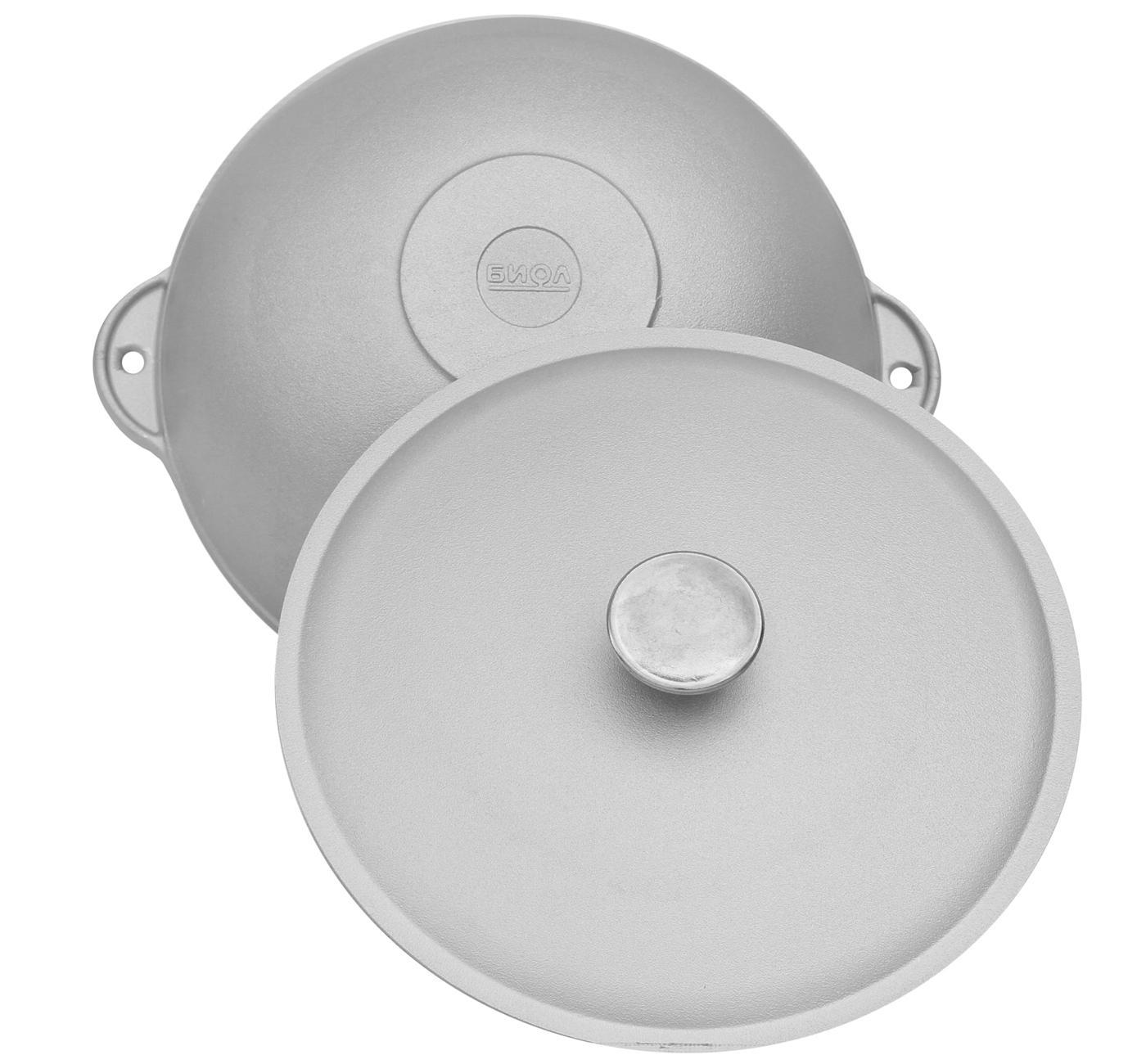 Казан походный 25л с крышкой и 2 ручками