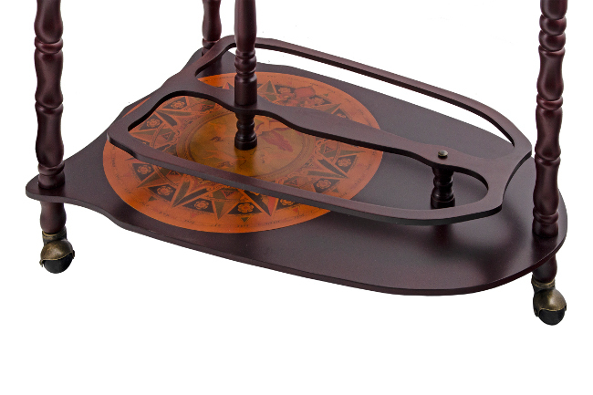 Глобус-бар напольный сфера 33см, 70*45*86 со столом,