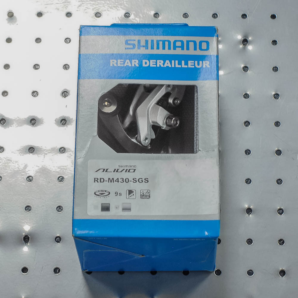 Переключатель задний Alivio M430 SGS 9 ск черн