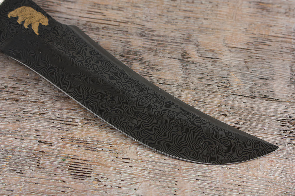 Нож "Клык" (дамаск) подарочный