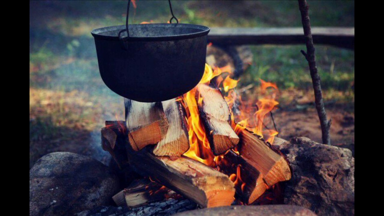 Казан походный 25л с крышкой и 2 ручками