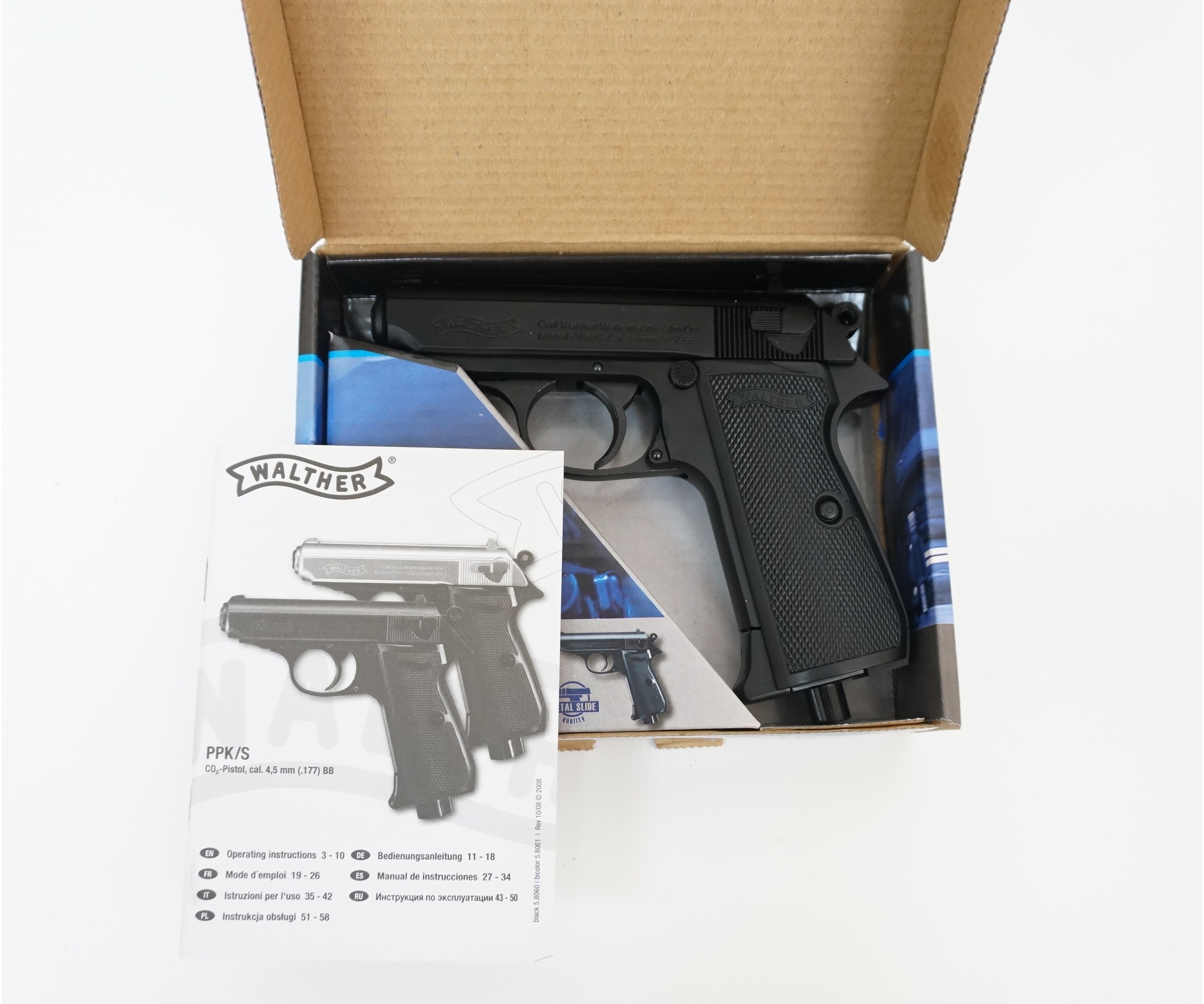 Пистолет пневматический PPК/S, к.4,5