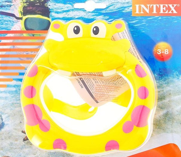 Маска для плавания звери от 3-10лет микс