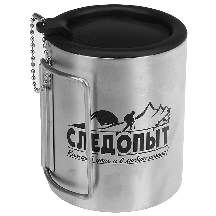 Кружка изотермическая 300мл скл. ручки