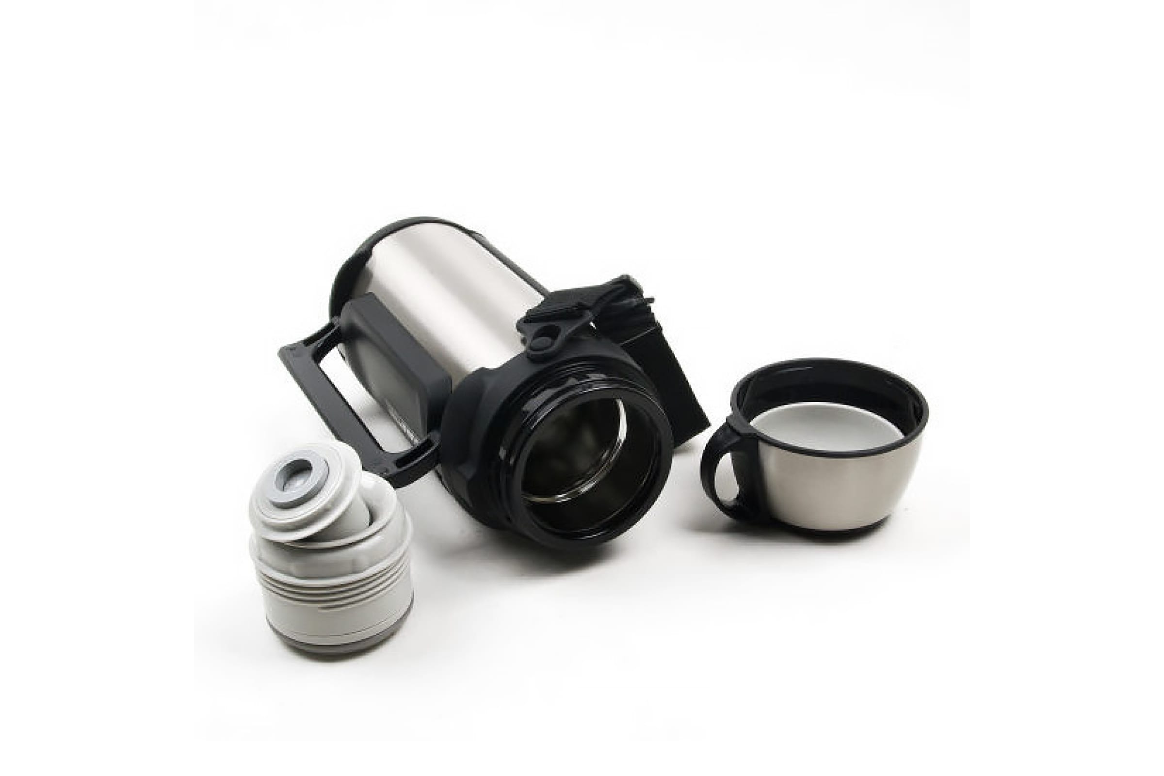 Термос 1,2л (нерж. сталь, серебро)